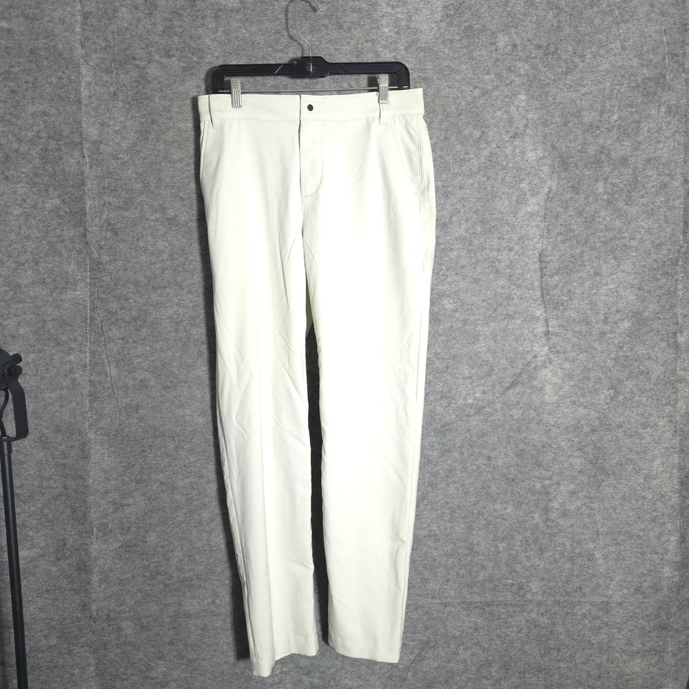 Nike Dri-FIT Golf Pants Mens 30x32 White DN2397-072 Slim Performance Trousers